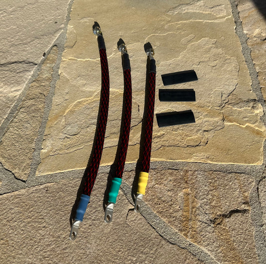 Phase wire extensions set (6-10in)